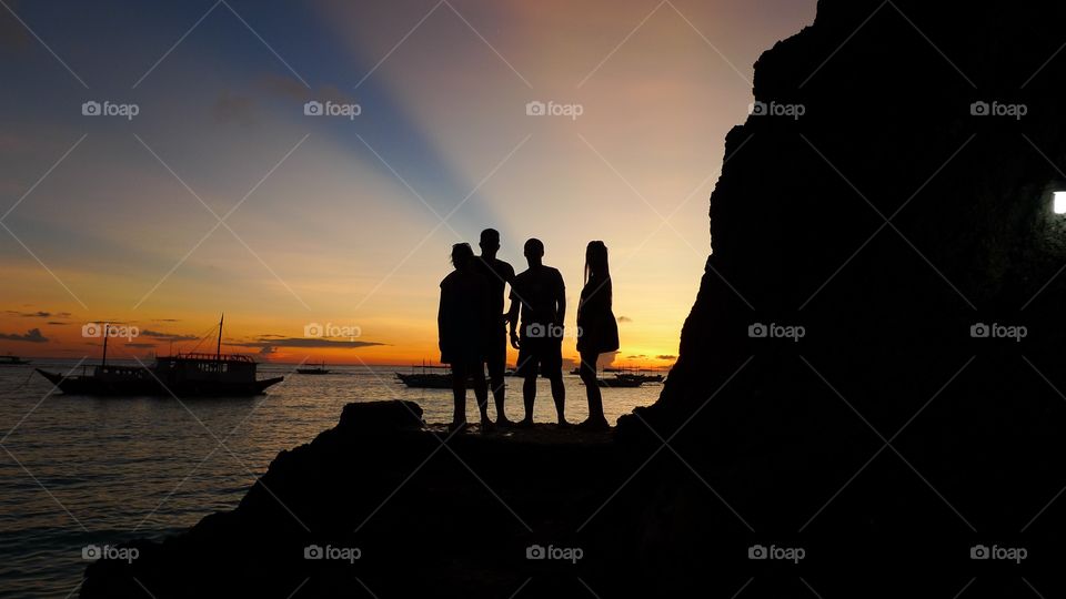Sunset with friends