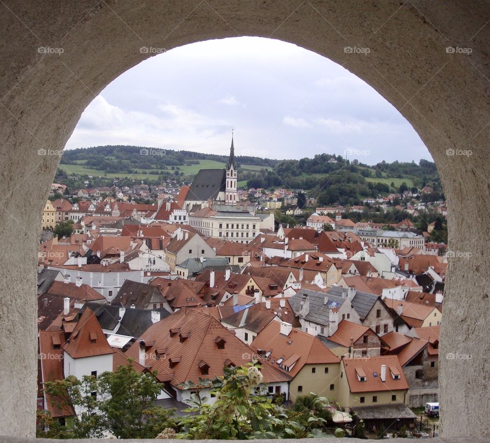 Cesky krumlov.  Czech Republic 