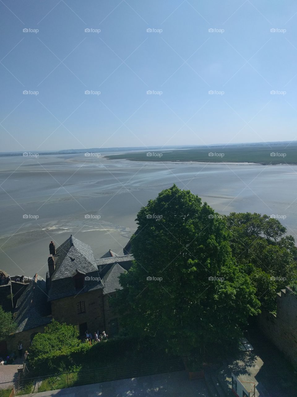 View from the Mont-Saint-Michel, France