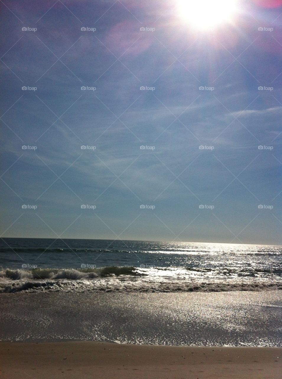 Holden Beach in Winter. Taken on a cold, crisp morning at Holden Beach, NC. 