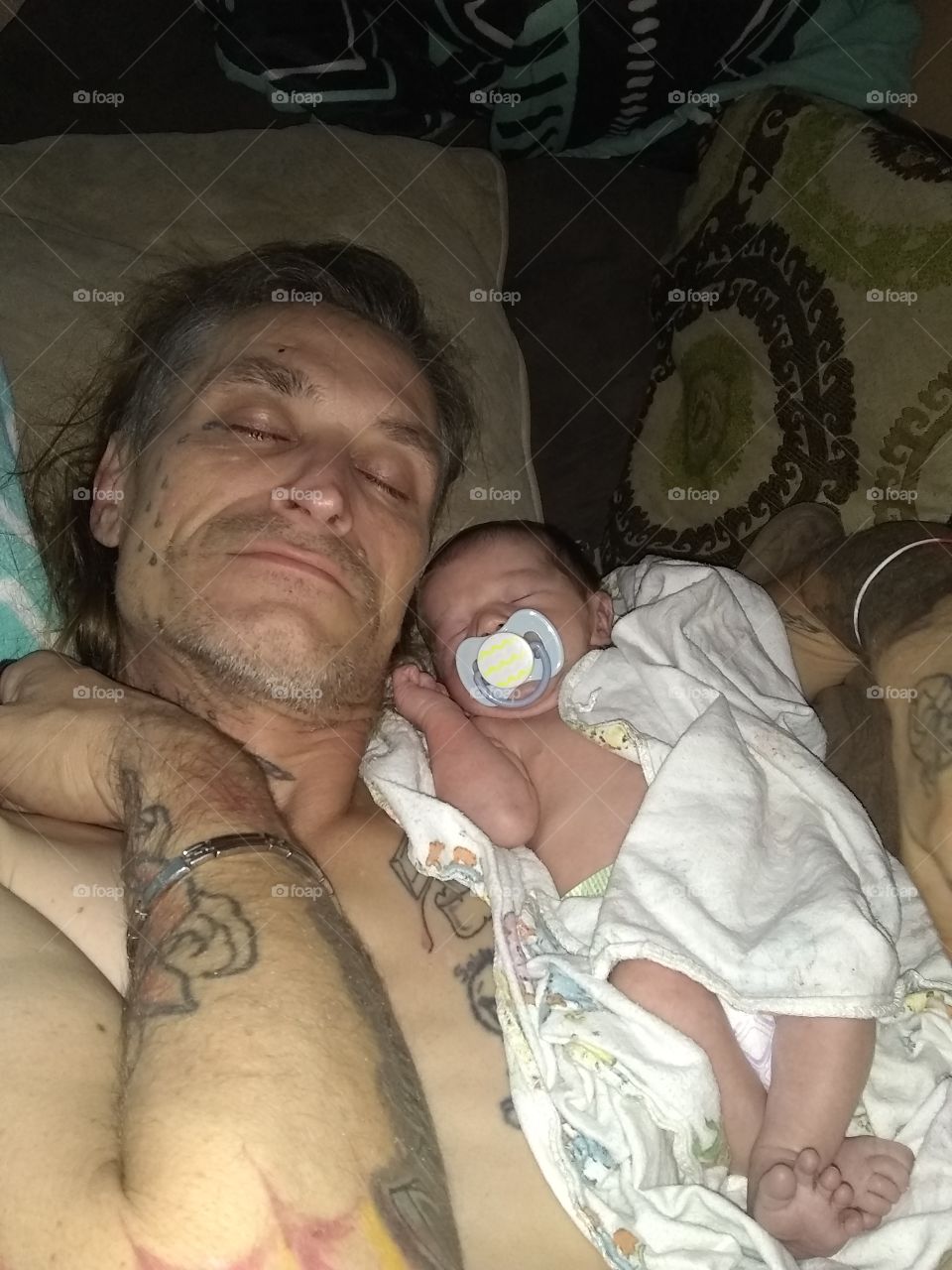 nap time with daddy