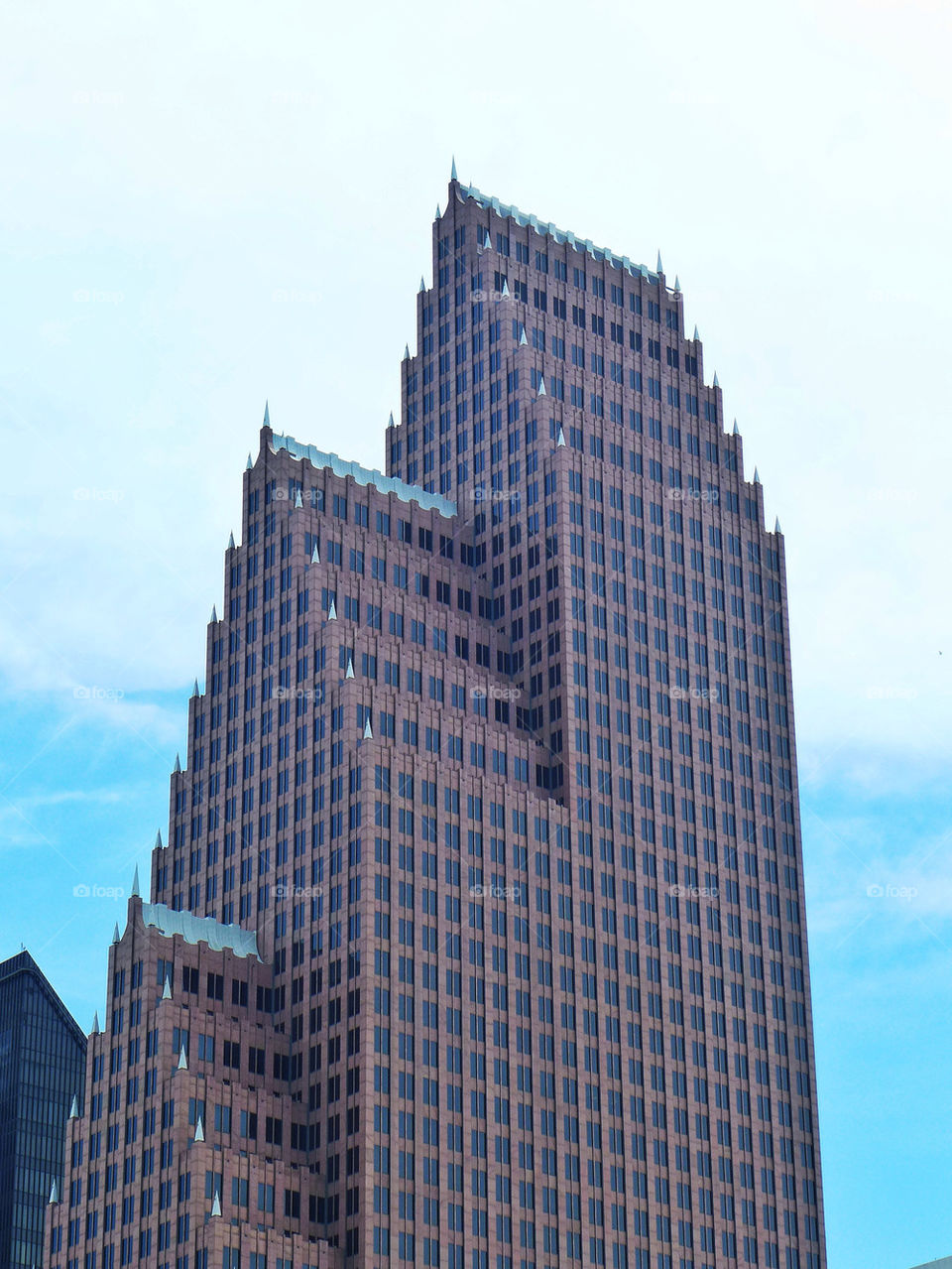 Downtown historic building in Houston, Tx