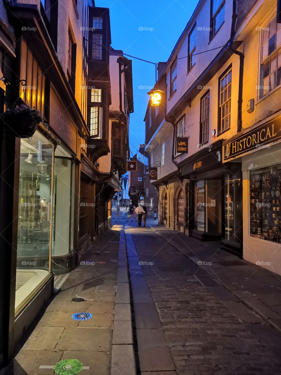 Canterbury street by night
