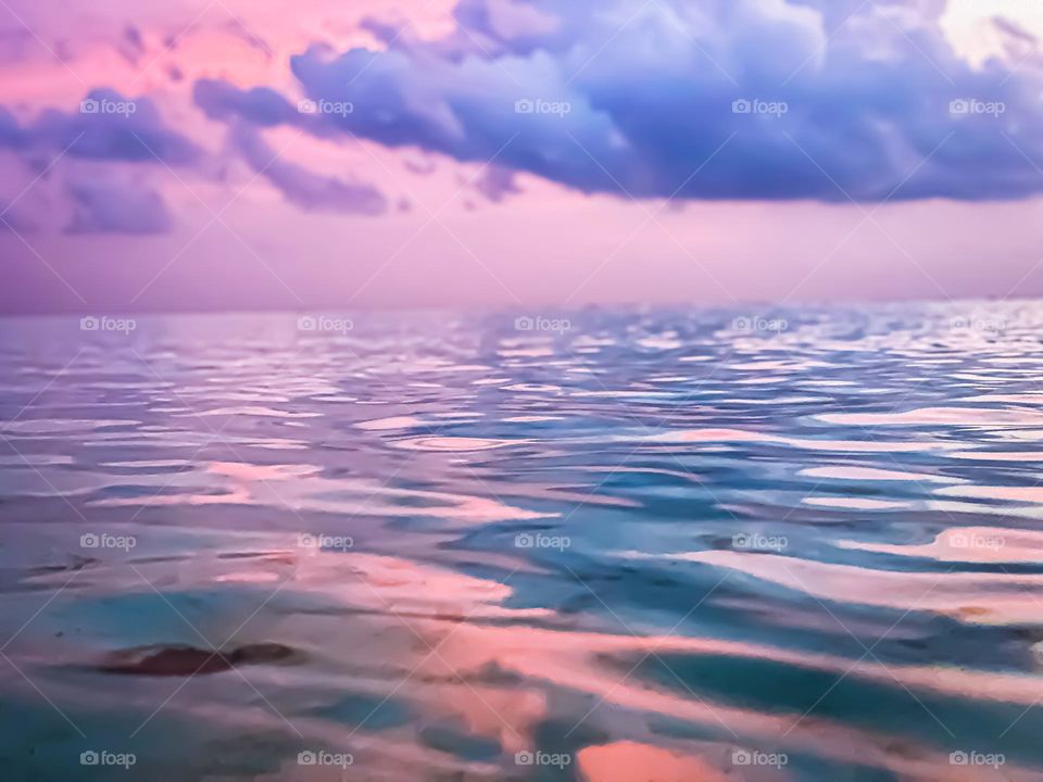 Sunset on the Indian Ocean 