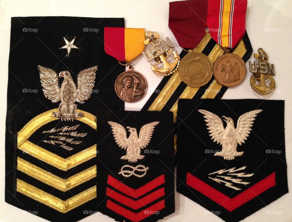 Navy emblems and awards