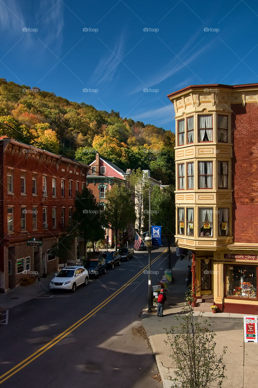 Balcony view Inn at Jim Thorpe #1