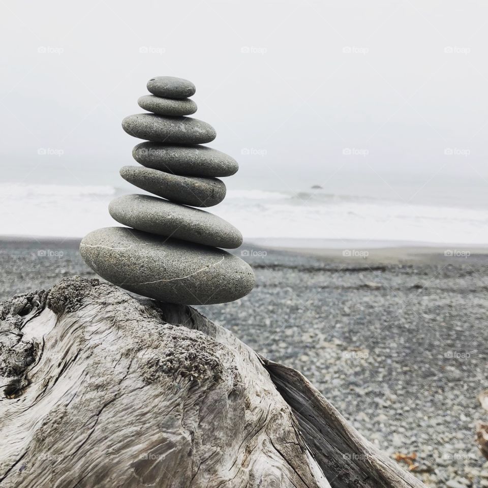 Rocks by the ocean 