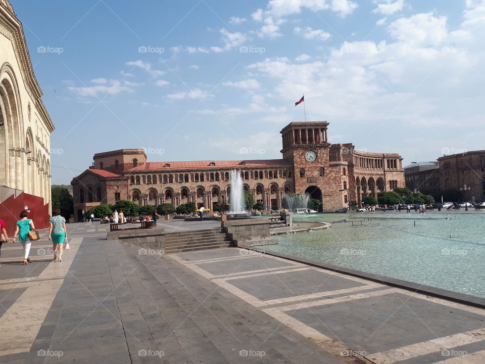 Armenia,Yerevan-platform of the Republic