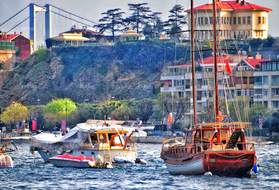 city sea marina istanbul by pitikelebek