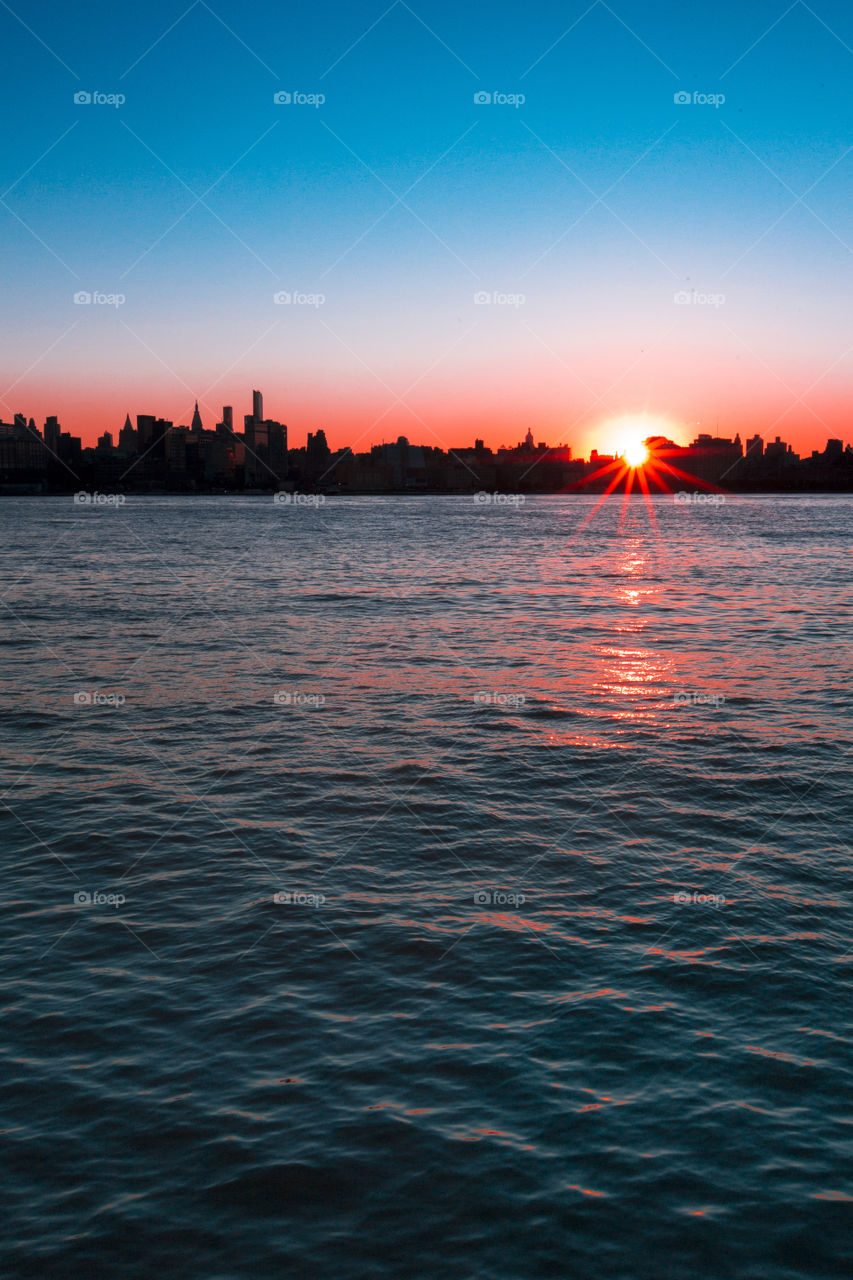 New York sunset 