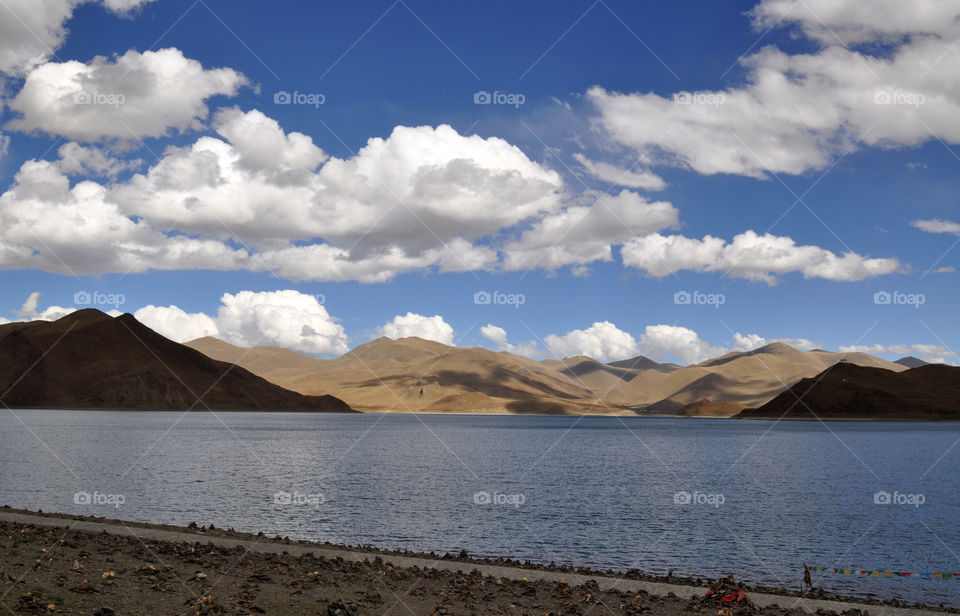 Tibetan holy lake 