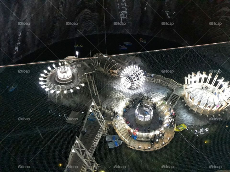 Amazing light view from above