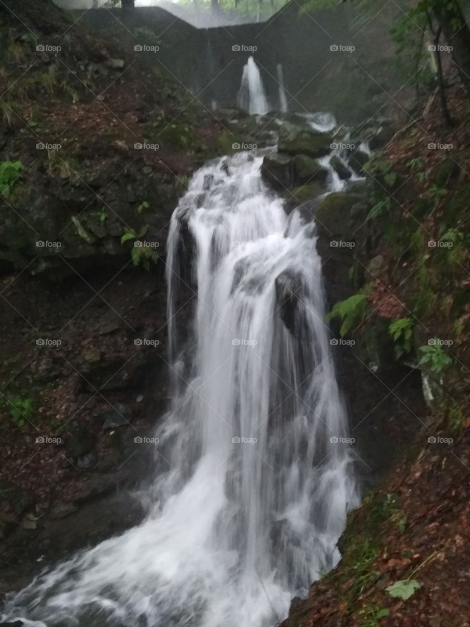 waterfall in the wilderness
