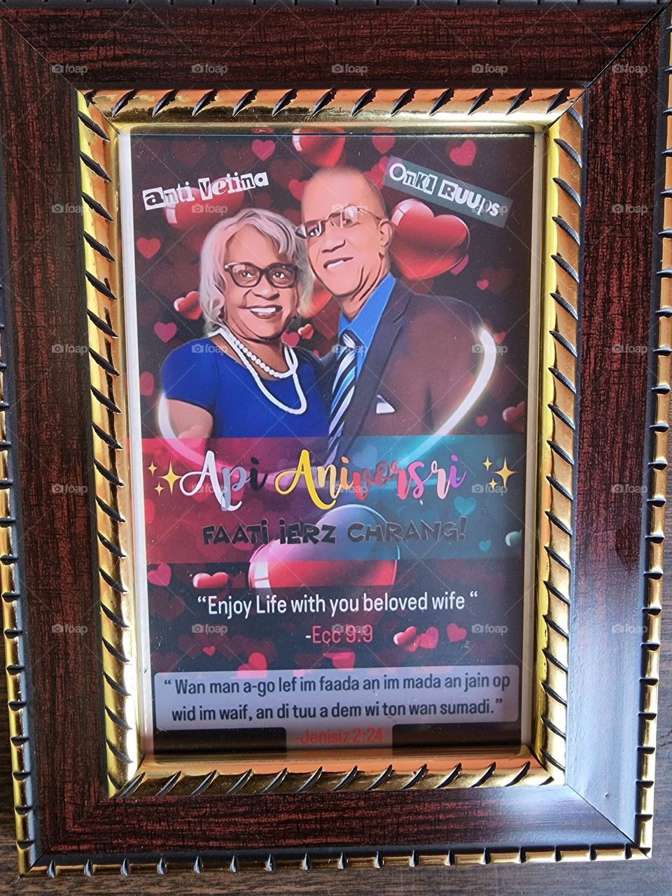 40th anniversary plaque