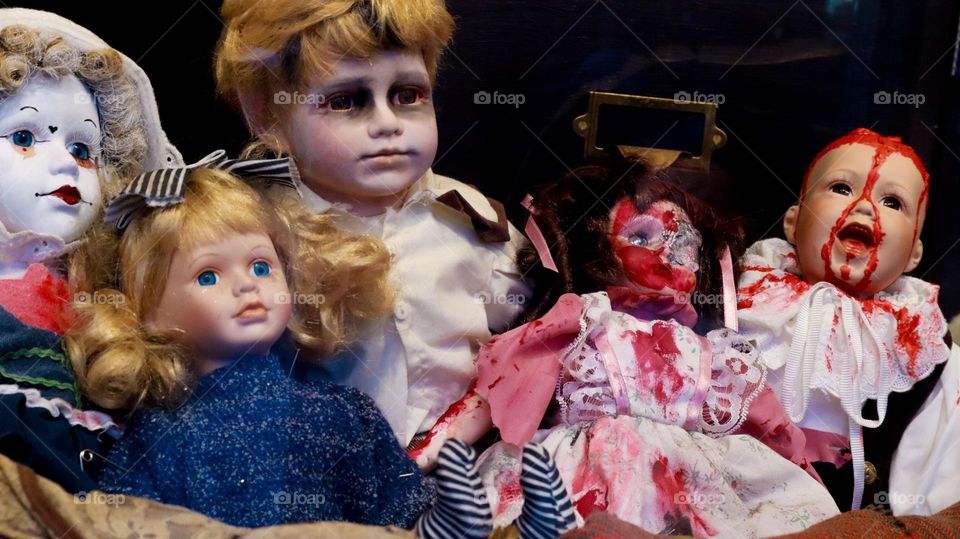 Spooky dolls collection 