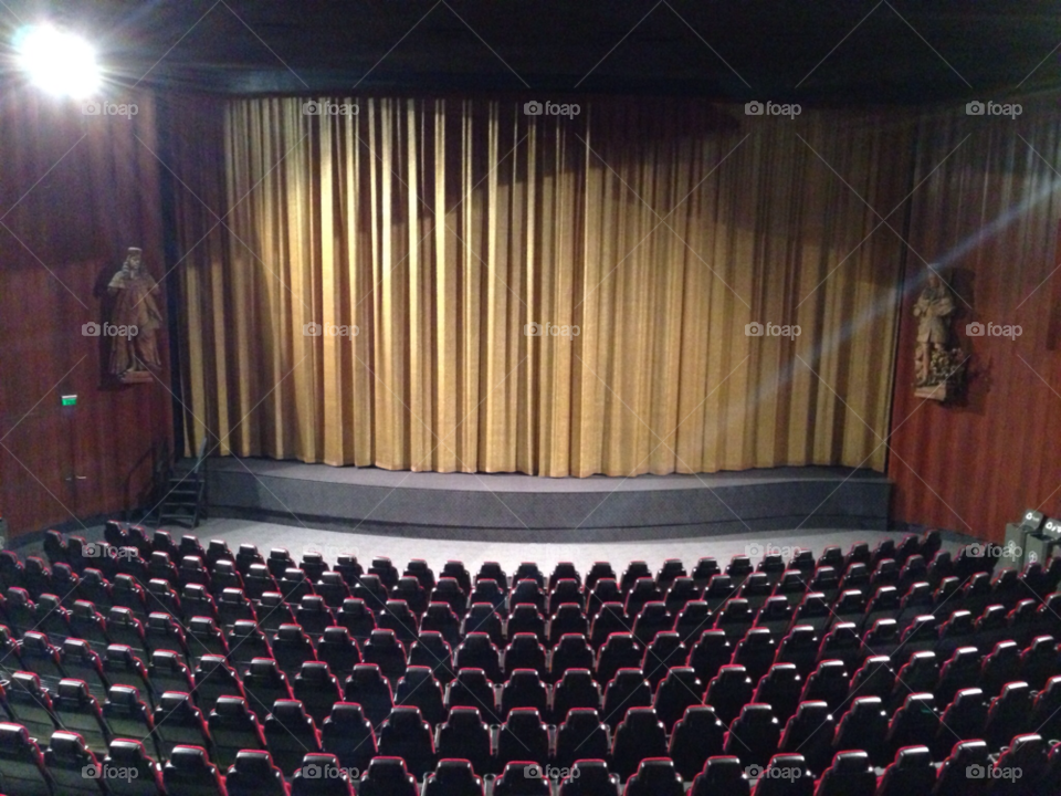 cinema chairs curtain rigoletto by MagnusPm