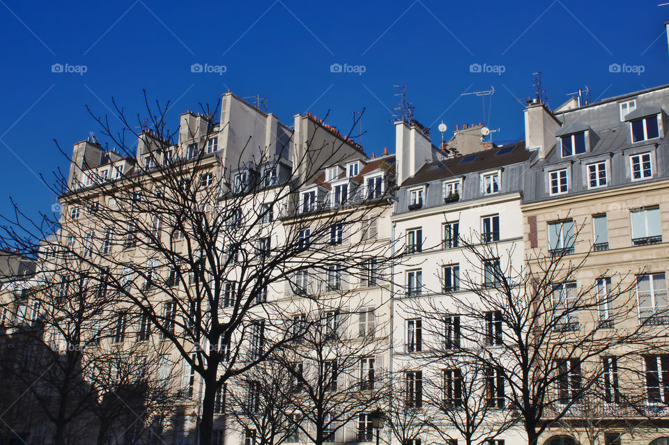 building facades in paris france