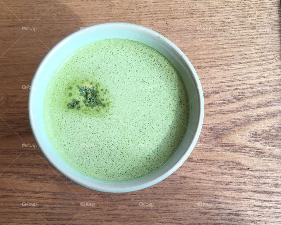 Green tea latte 