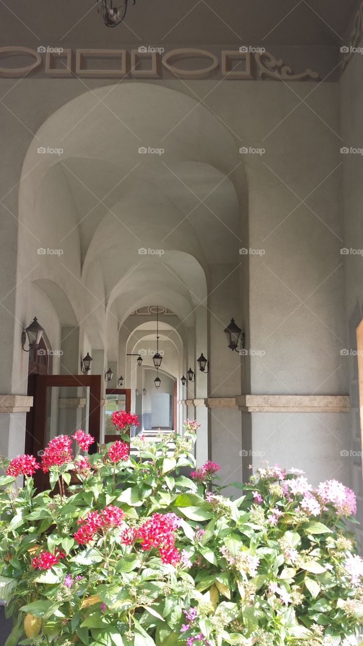 Arched Hallway