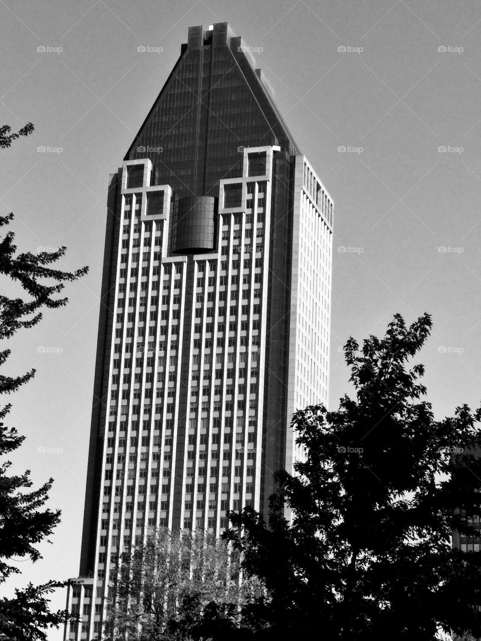 Prominent skyscraper in