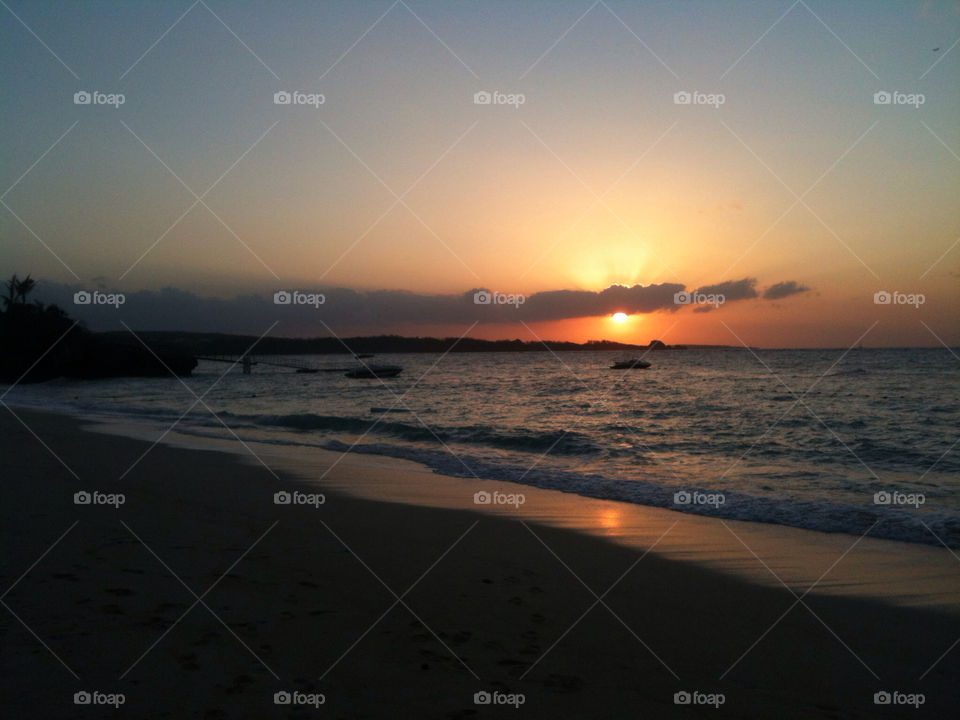 beach sunset by mark.d.tarrant