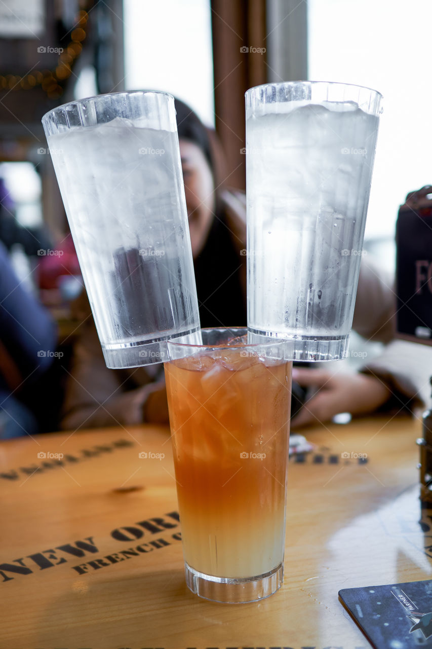 Water glass to manage,., Monterey trip.