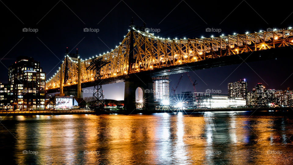 The 59th Street (aka Ed Koch, aka Queensborough) Bridge at Night - January 28, 2016