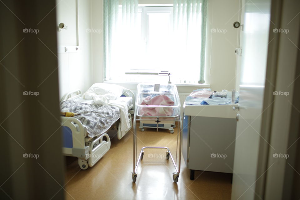 ward in the maternity hospital