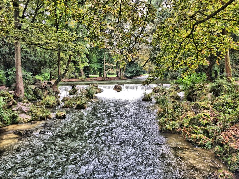 A stream in Munich Germany