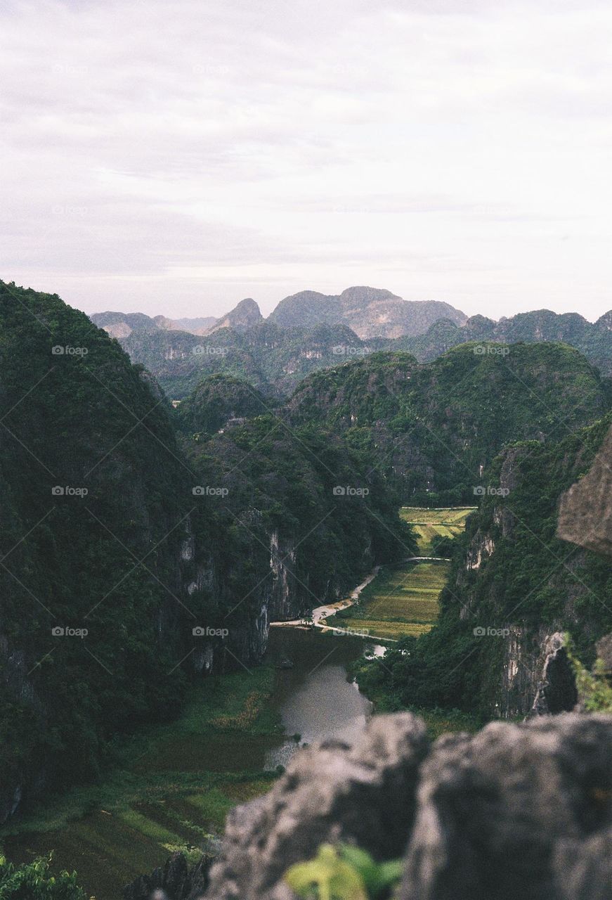 View from above, Vietnam 