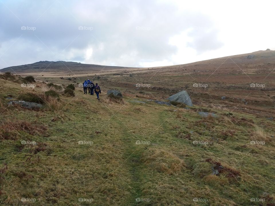 Walking on Dartmoor