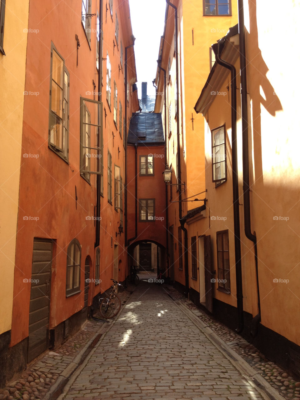 yellow of stockholm buildings by nordicbob