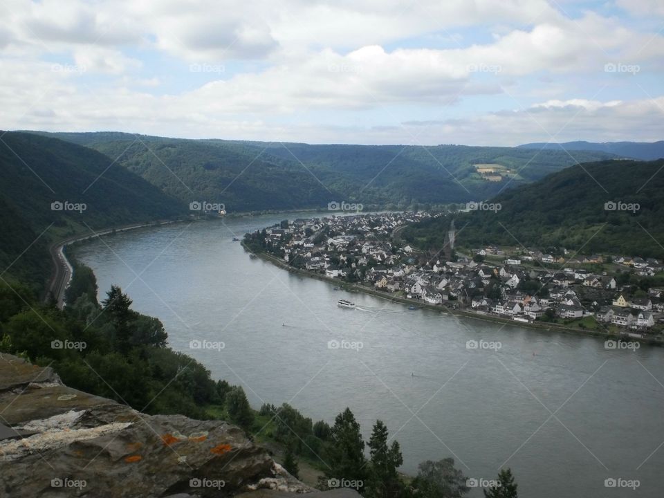 Overlooking the Rhine River 