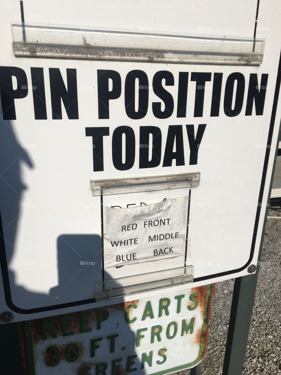 Pin position