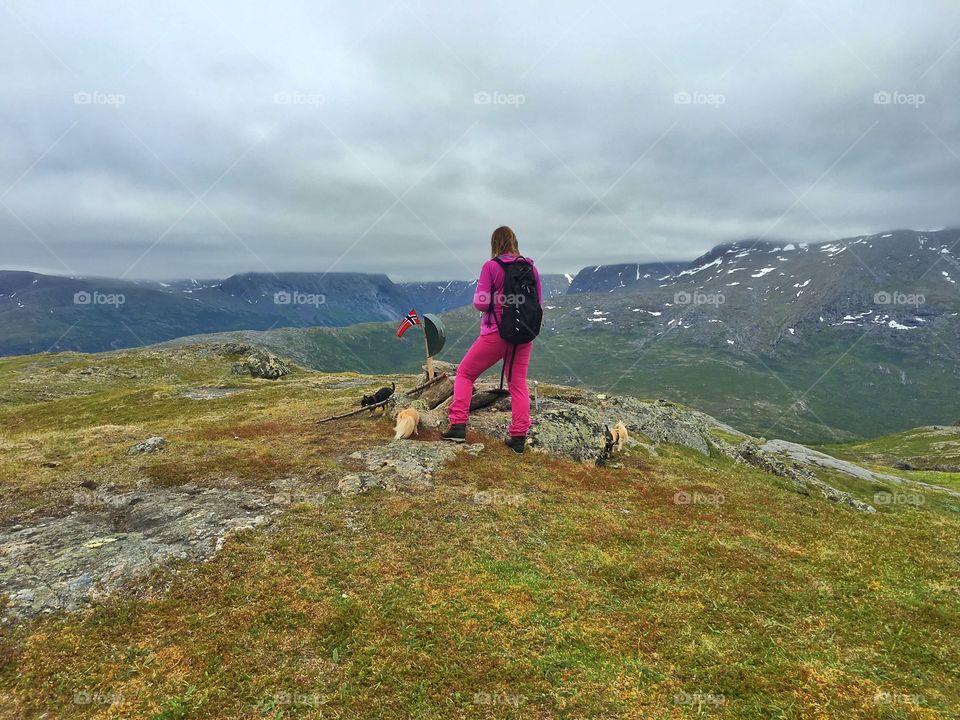 At the top of Stubbliklubben. Narvik. 