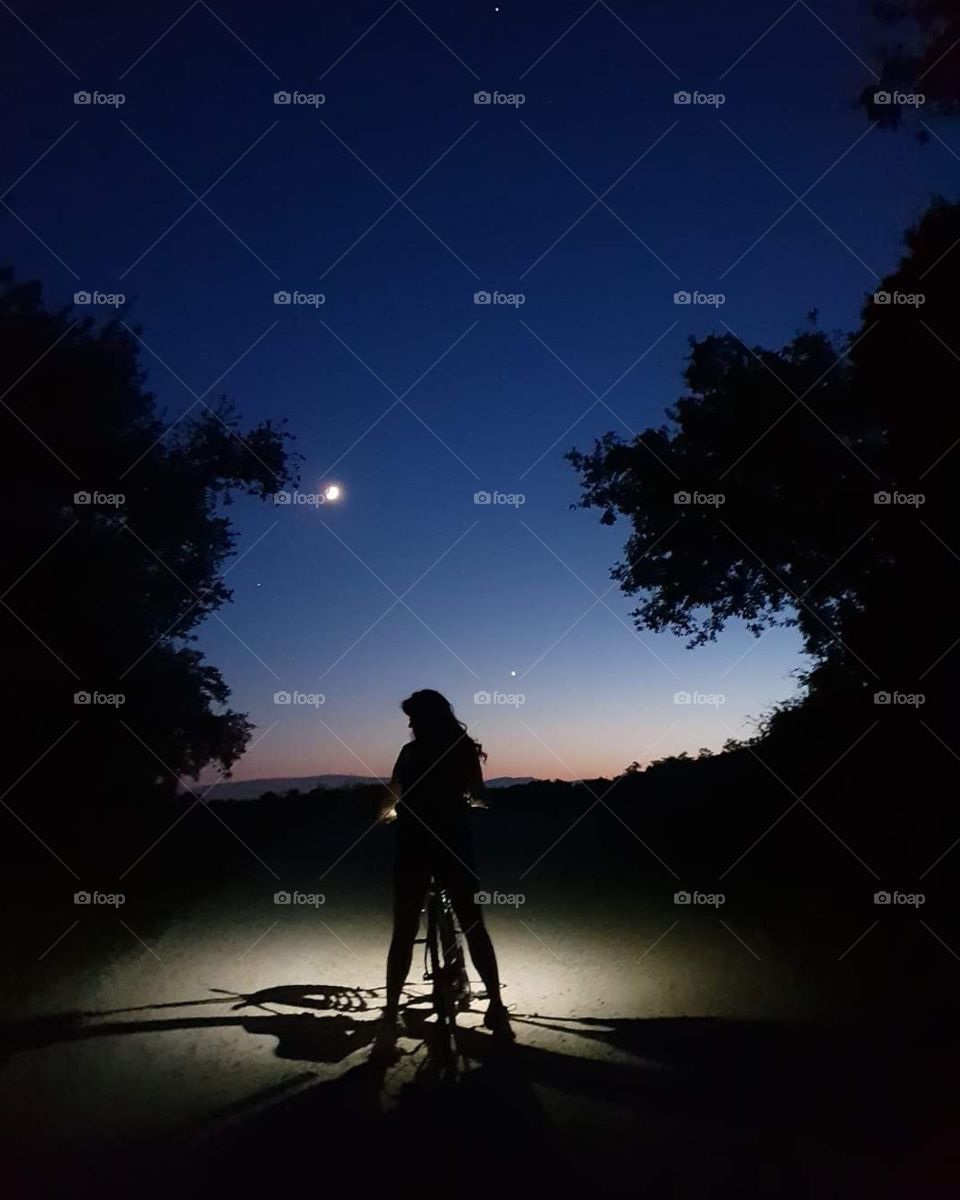 en una noche de verano por Santurde Castilla y León Burgos