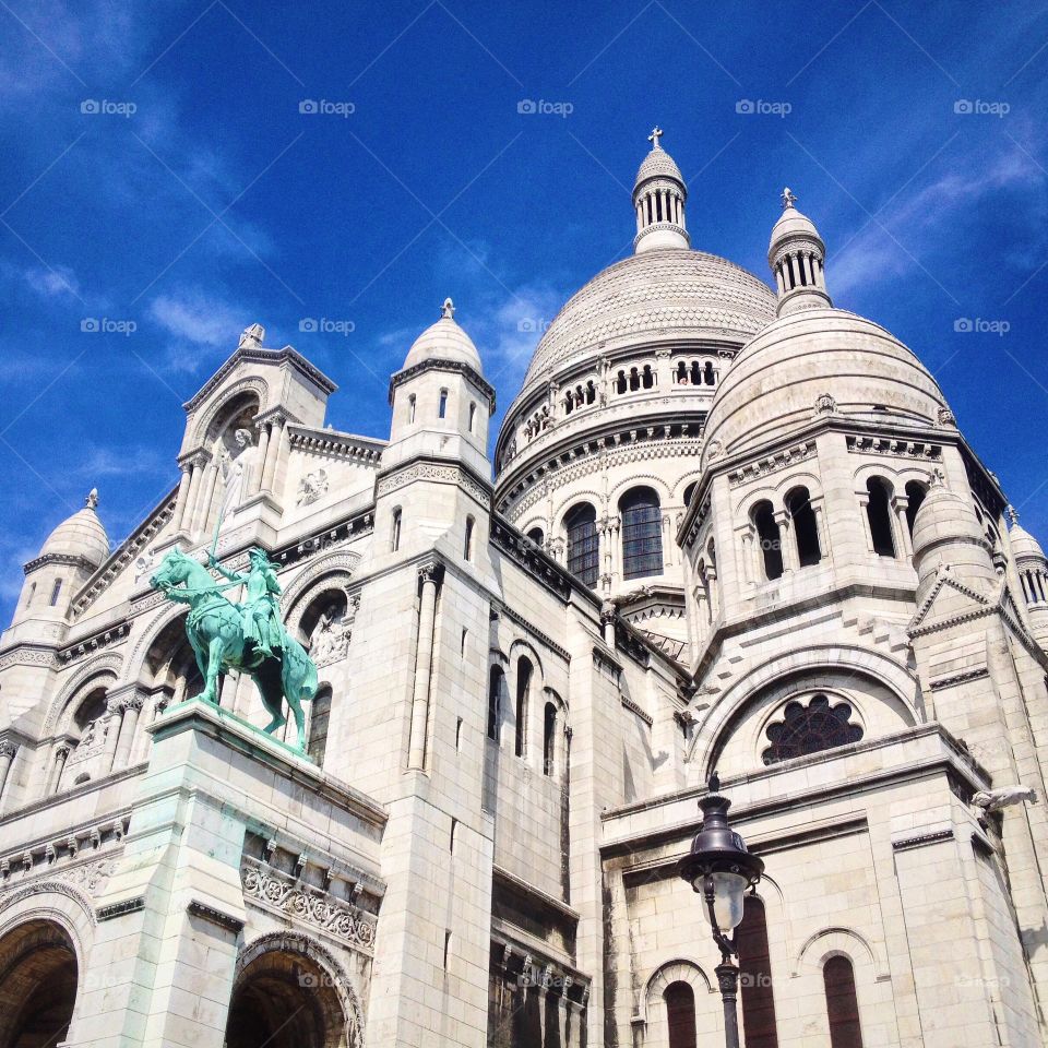 Sacré-Cœur, Montmartre, Paris, France.