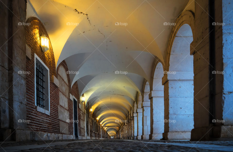 Royal Palace of Aranjuez. Located in the Villa of Aranjuez, near Madrid. 