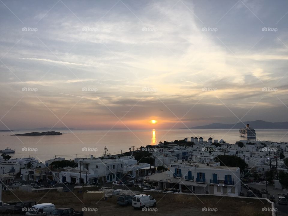 Mykonos sunset 