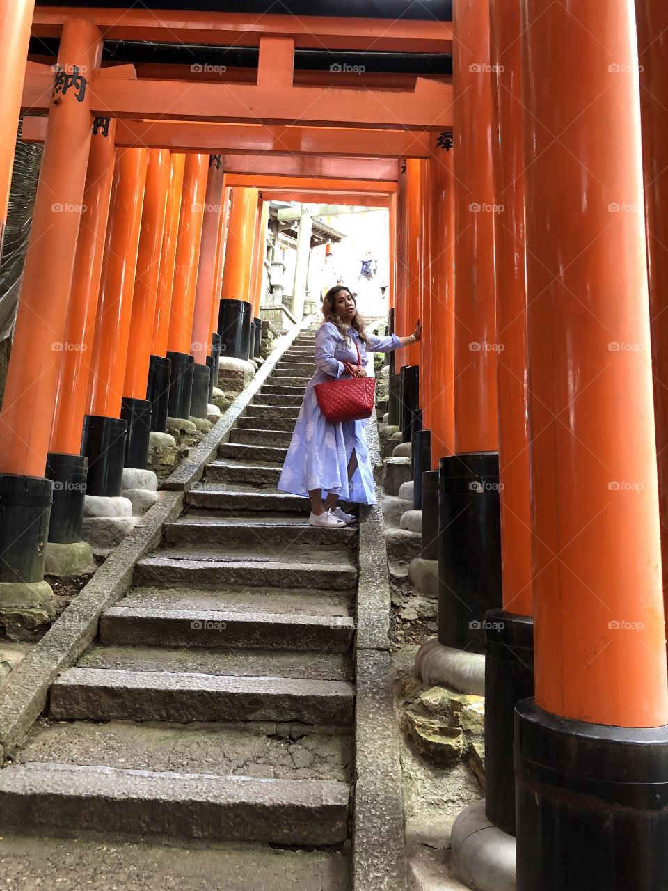 Climbing the 10,000 stairs temple of Kyoto,Japan.make you fit and calories taken instantly.let’s go let be healthier fit for life.