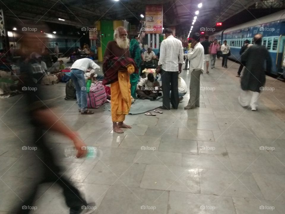 SPIRUTURAIL. the indian railway station