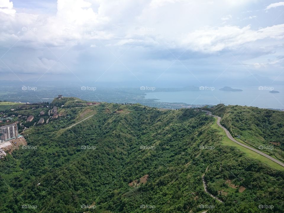 view of Tagaytay city Philippines