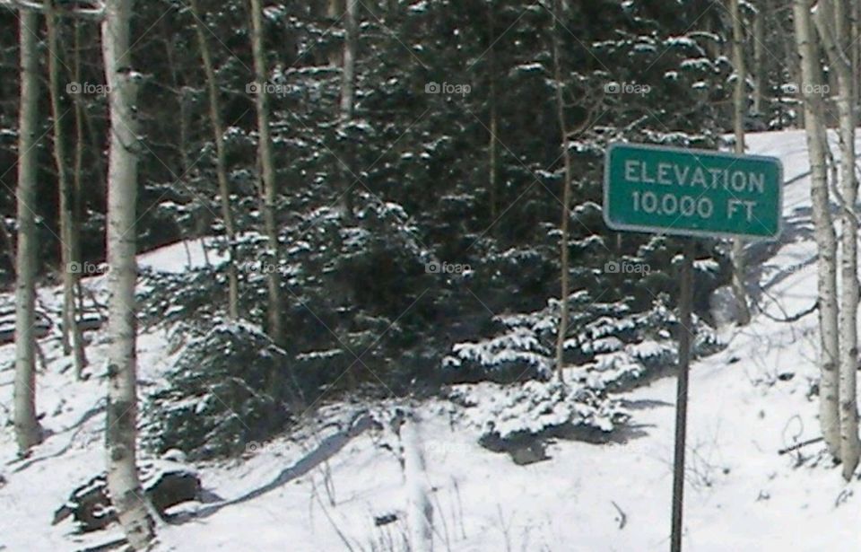 elevation sign