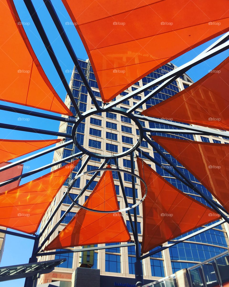 Looking up in Downtown 