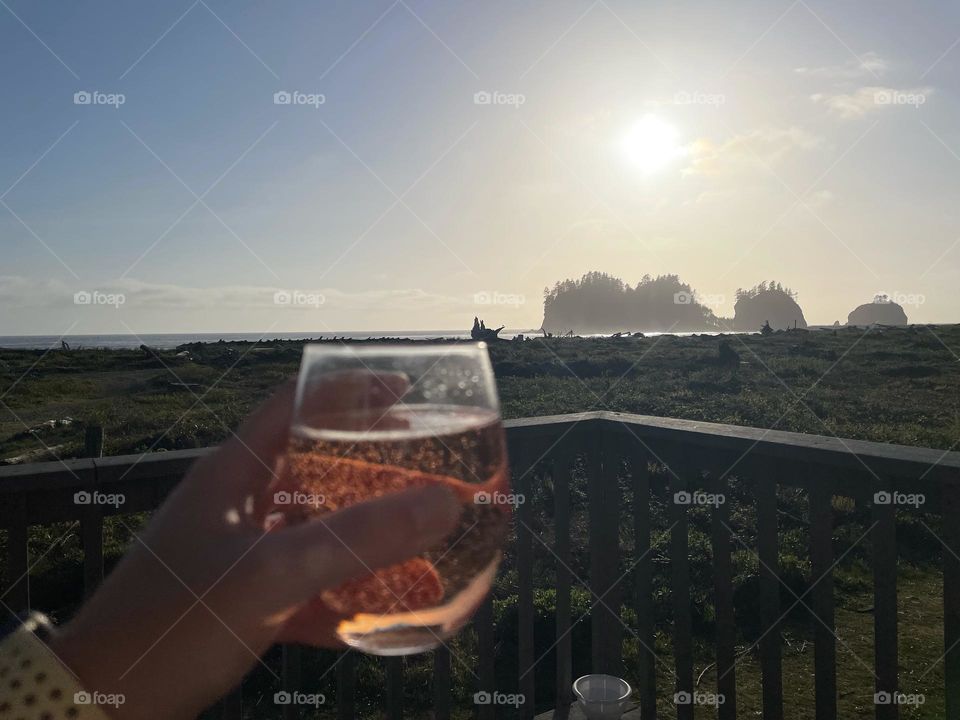 A toast to the beach