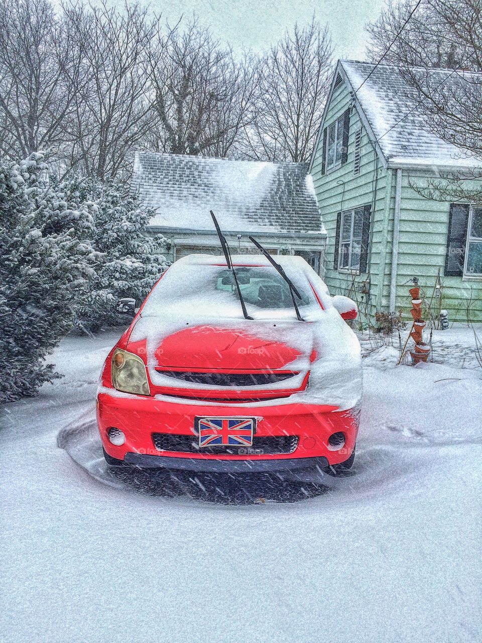 First snow storm of 2016