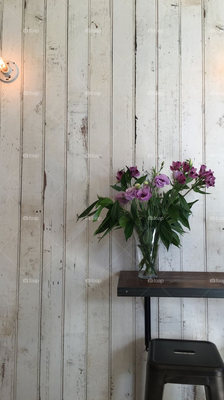 Wood, Wooden, No Person, Wall, Flower