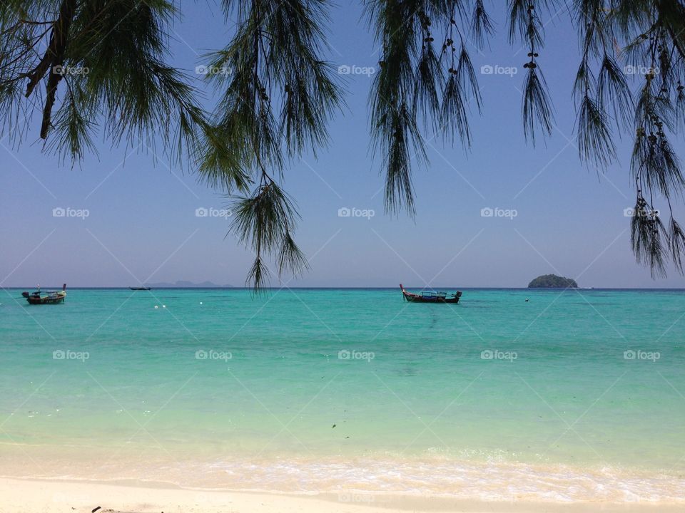 A perfect hiding spot in a secret beach paradise in Thailand. 