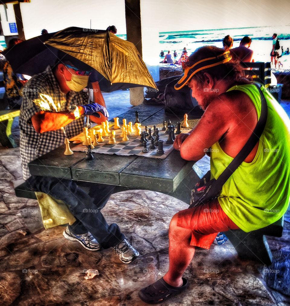 Waikiki chess players