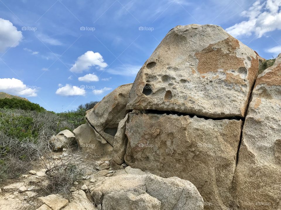 Petrified PAC-MAN Sardegna Punta Molentis 